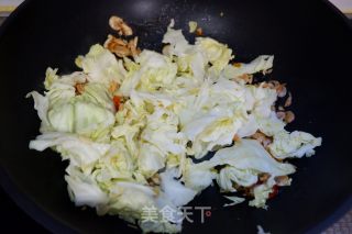 磷虾炒包菜的做法步骤：8