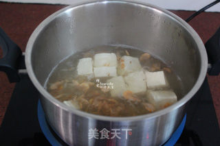 鲜香磷虾豆腐汤的做法步骤：5