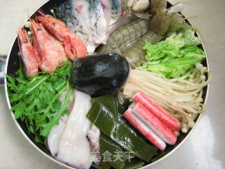 剁椒海鲜火锅的做法步骤：6