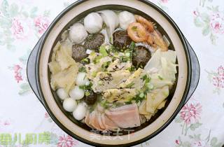 海蛋全家福──“鱼儿厨房”私房菜的做法步骤：12