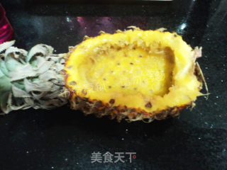 中式菠萝炒饭的做法步骤：2