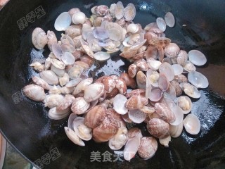 香炒蛤蜊的做法步骤：8