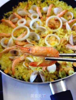 改良版西班牙海鲜饭的做法步骤：15