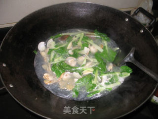 白菜蛤蜊汤的做法步骤：6