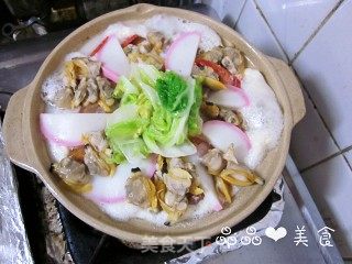营养又美味——豆乳海鲜锅的做法步骤：11