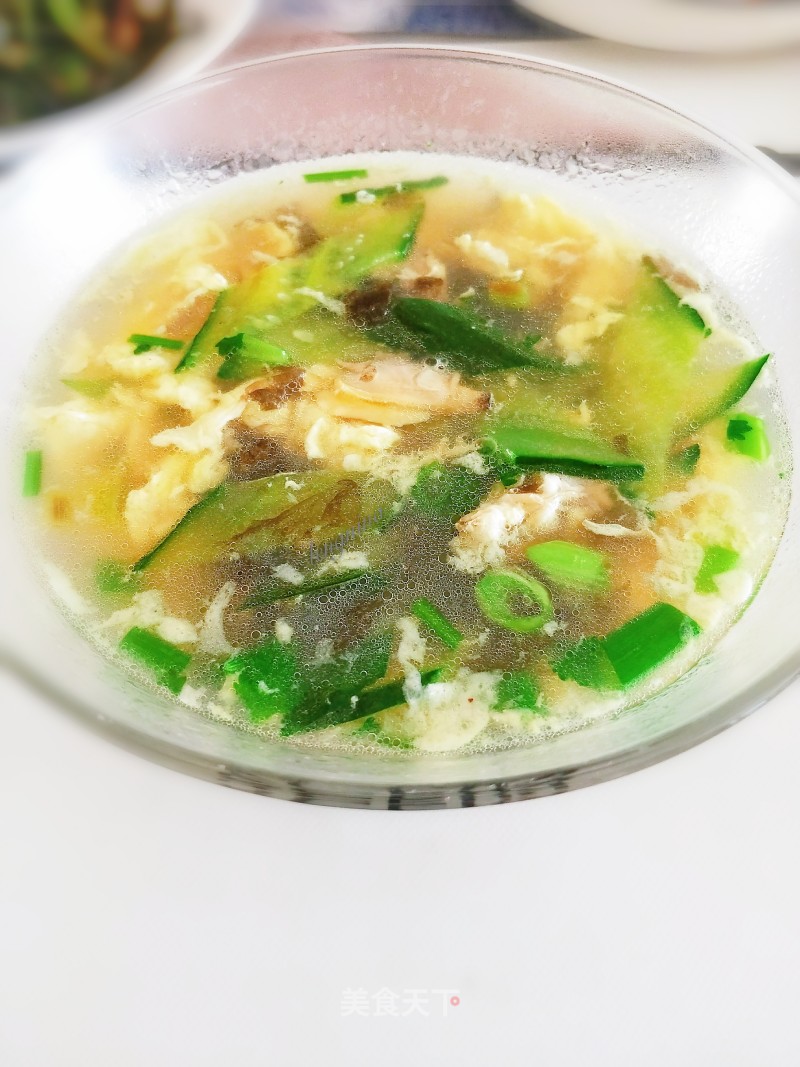 黄瓜鸡蛋蛤蜊汤的做法