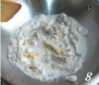 蛤蜊炒鸡蛋的做法步骤：8