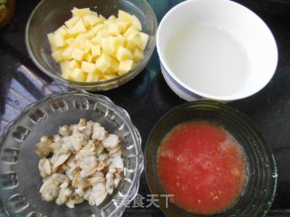 【亨氏茄汁主义】--蛤蜊浓汤的做法步骤：2