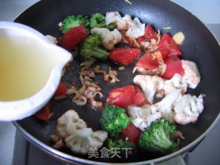 菜花番茄蛤蜊汤的做法步骤：5