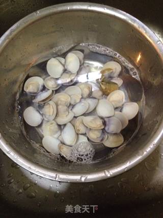 蛤蜊水蛋的做法步骤：4