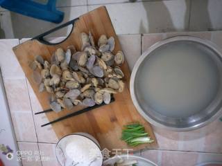 韩式蛤蜊汤面的做法步骤：3