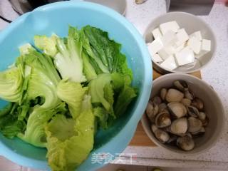 芥菜豆腐蛤蜊汤的做法步骤：1