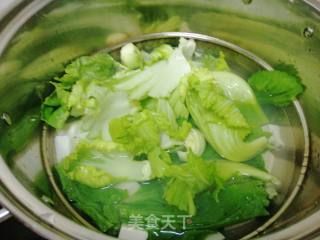 芥菜豆腐蛤蜊汤的做法步骤：4