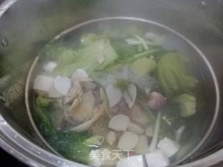 芥菜豆腐蛤蜊汤的做法步骤：5