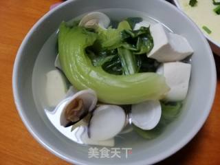 芥菜豆腐蛤蜊汤的做法步骤：6