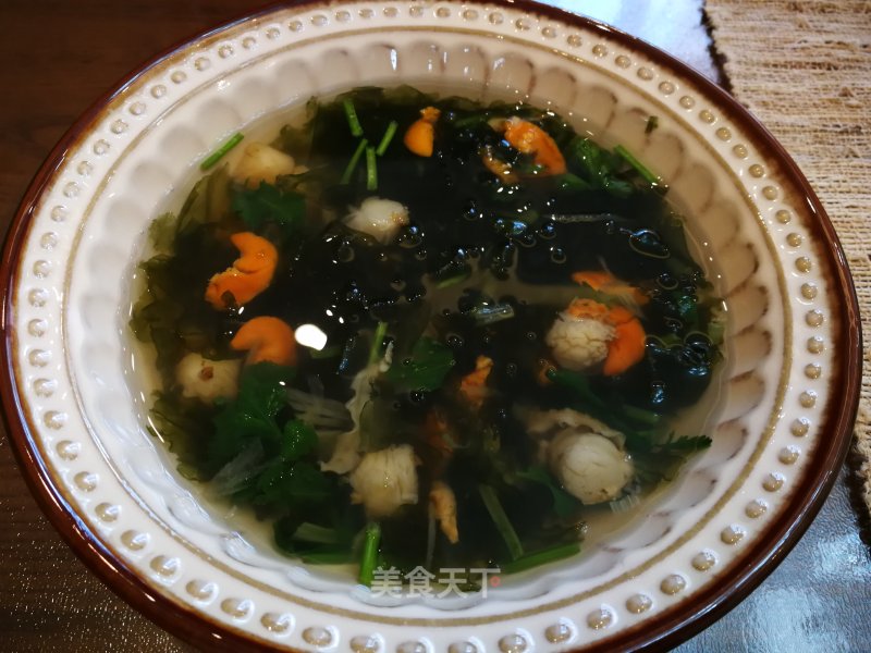 #花样美食#～蛤蜊紫菜汤的做法
