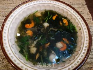 #花样美食#～蛤蜊紫菜汤的做法步骤：9