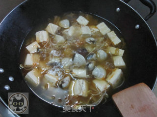 韩式辣白菜豆腐汤的做法步骤：3