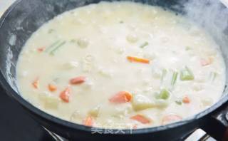 蛤蜊土豆奶油浓汤的做法步骤：13