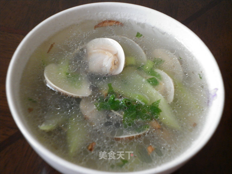 一道清淡可口的汤-----青瓜蛤蜊汤的做法