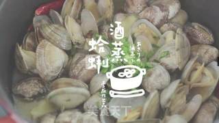 酒蒸蛤蜊一厨作铸铁锅版的做法步骤：8