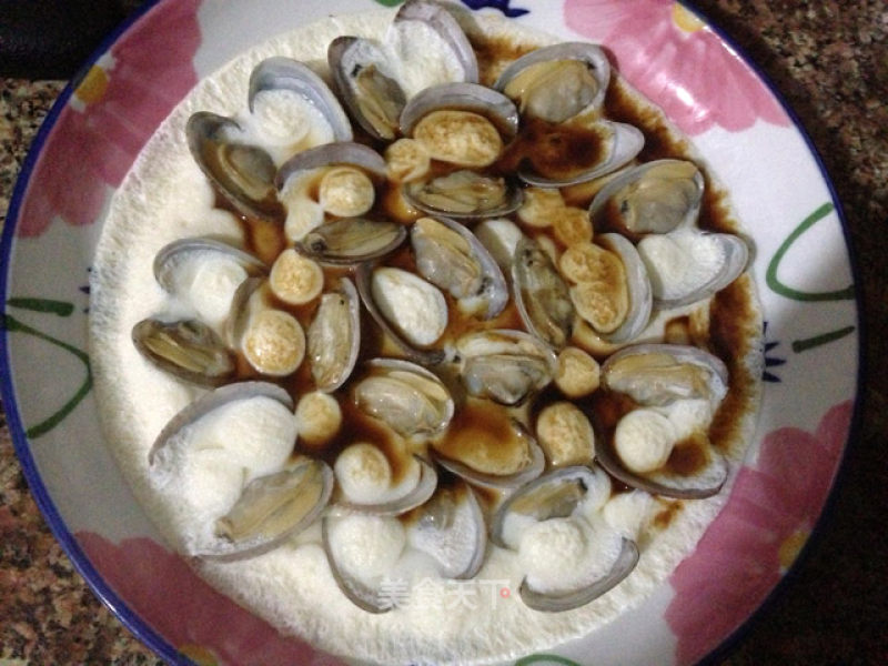 海鲜肉味——蛤蜊蒸蛋的做法