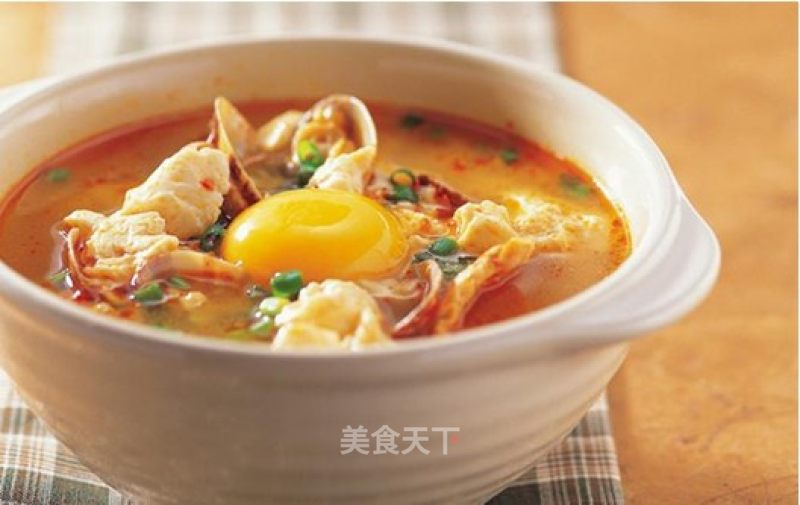 韩式豆腐汤的做法