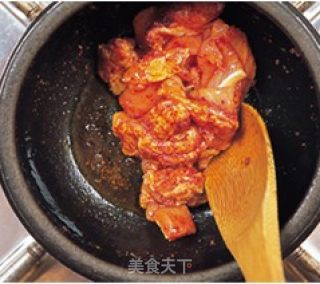 韩式豆腐汤的做法步骤：2