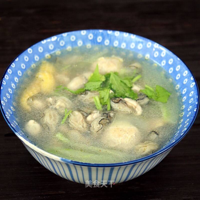 黄瓜丸子牡蛎汤的做法