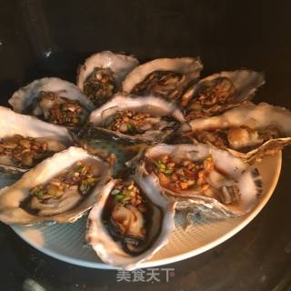 微波炉版蒜蓉烤牡蛎的做法步骤：10