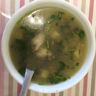 豆腐海蛎子汤的做法步骤：6