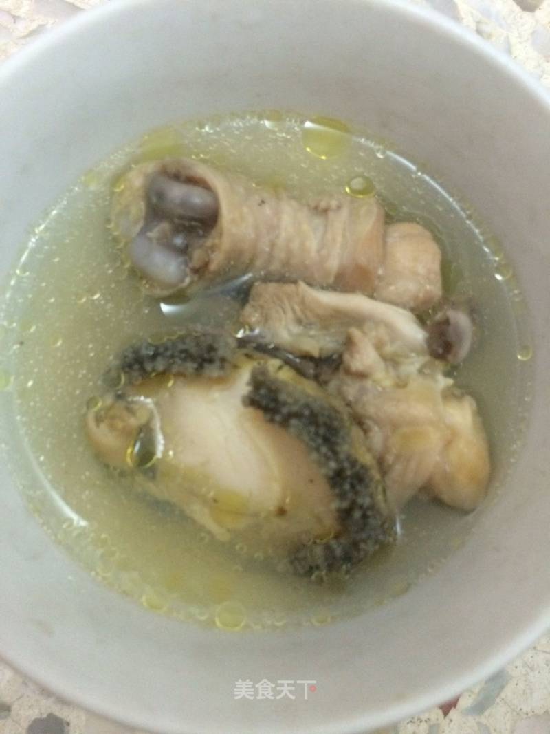 西洋参炖鲜鲍鱼鸡腿汤的做法