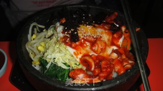 韩国章鱼拌饭的做法步骤：3