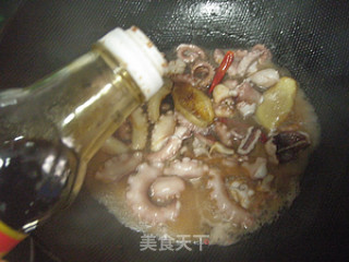 茄汁章鱼四季豆的做法步骤：9