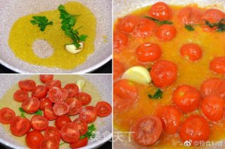 西红柿橄榄配鱿鱼的做法步骤：1
