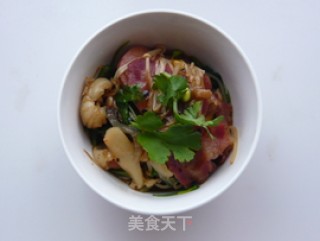 风靡街头的大锅菜——炒什锦的做法步骤：9