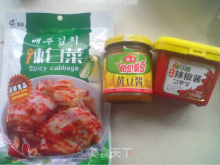 韩式泡菜锅的做法步骤：2