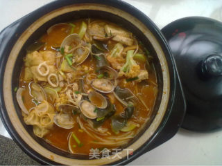 韩式泡菜锅的做法步骤：11