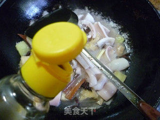 鱿鱼烧小素鸡的做法步骤：9