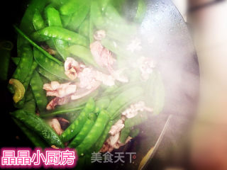 冬天来了，给家人餐桌加点绿色新鲜的鱿鱼四季豆的做法步骤：7