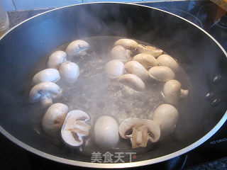 姜葱扇贝蘑菇的做法步骤：2