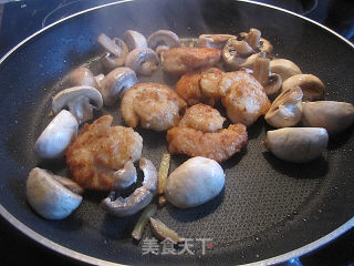 姜葱扇贝蘑菇的做法步骤：8
