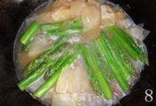 芦笋浓汤扇贝饭的做法步骤：8