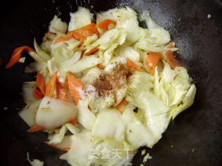 家常菜----扇贝炒白菜的做法步骤：7