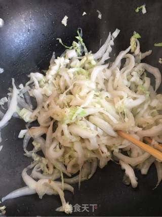 海参扇贝丁白菜汤的做法步骤：5