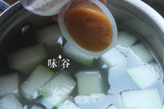 竹荪干贝冬瓜汤的做法步骤：6