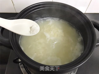 干贝虾皮胚芽米粥的做法步骤：7