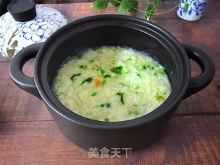 干贝虾皮胚芽米粥的做法步骤：9
