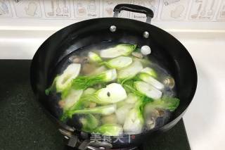 干贝花蛤儿菜汤的做法步骤：8