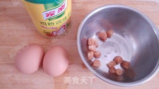 干贝蒸蛋羹的做法步骤：1
